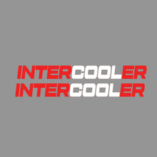 Load image into Gallery viewer, INTERCOOLER Stickers in two colors