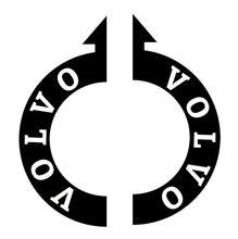 Load image into Gallery viewer, Half VOLVO logo-Side windows stickers