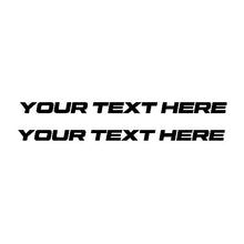 Load image into Gallery viewer, Custom Side Window Truck Stickers

