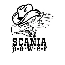 Load image into Gallery viewer, Angry Griffin smoking with cowboy hat STICKERS
