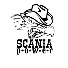 Load image into Gallery viewer, Angry Griffin smoking with cowboy hat STICKERS
