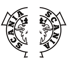 Load image into Gallery viewer, Scania Logo (Half)-Side windows stickers

